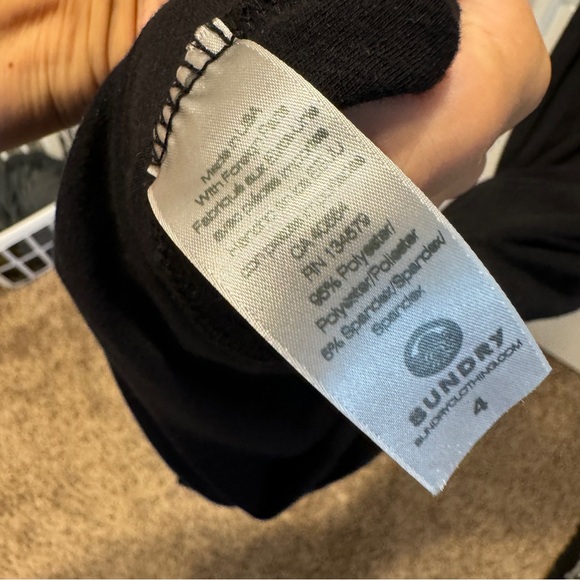 Sundry Black Maxi Dress with Slit - Picture 6 of 8